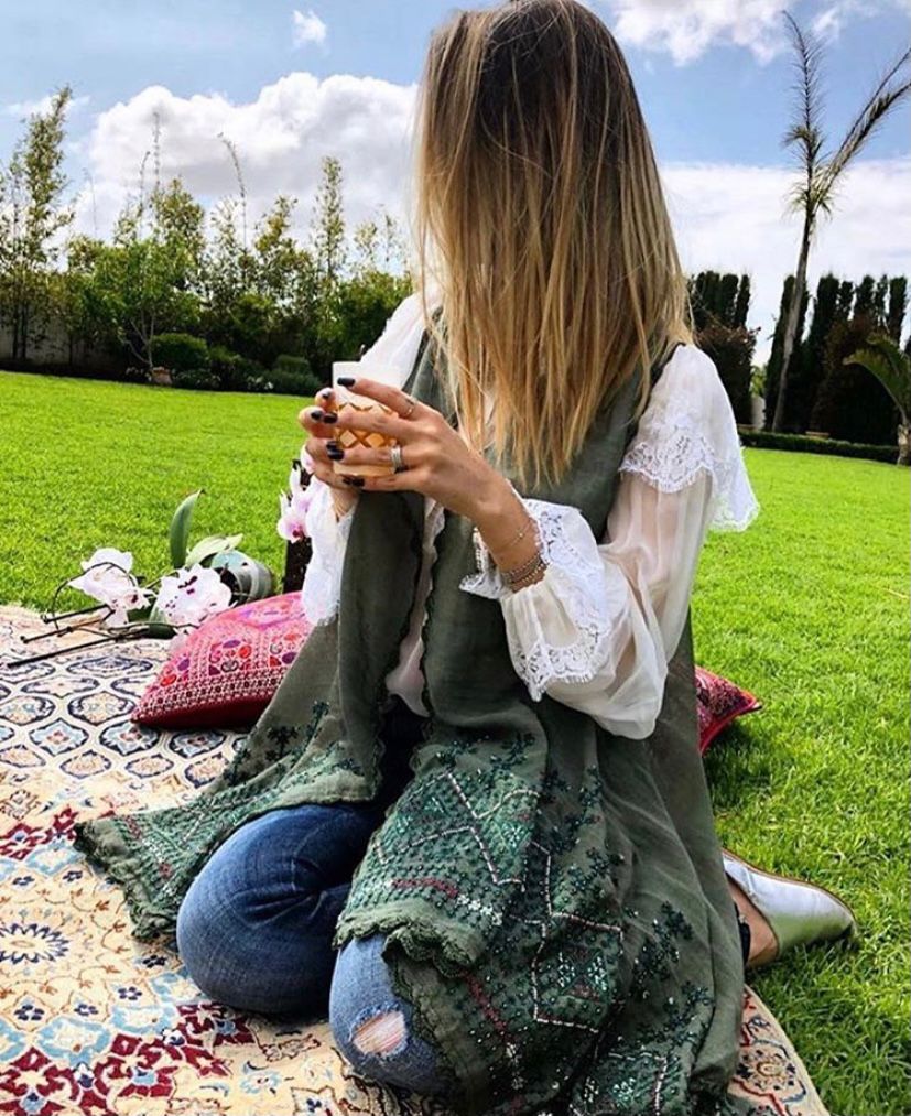 Gilet2 Handcrafted Palestinian embroidery Gilet - Image 1