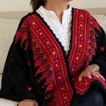 Handcrafted Palestinian embroidery Cape