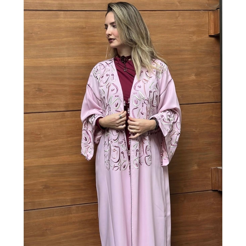 Arabic calligraphy abaya