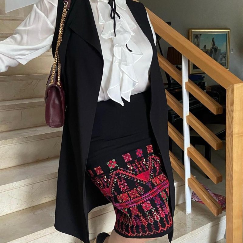 Palestinian embroidery skirt